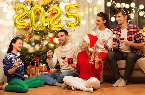2025 Balloons, 16 Inch Gold 2025 Number Balloons, 2025 Gold Balloons,2025 New Year Gold Balloons for New Year Eve Party Supplies 2025, New Years 2025, Christmas, Graduations Decorations in Saudi Arabia