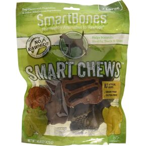 (3 عبوة) SmartChews Safari مضغ للكلاب ، كبيرة ، 7 قطع لكل منها
