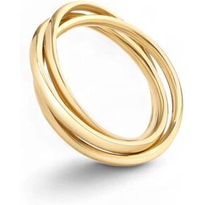 Mint & Lily Dainty Interlocking Ring
