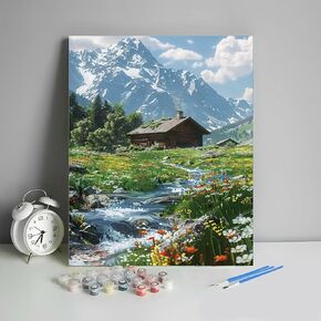 Huldfrda Pare Paint by Number Kits on Canvas Dragonfly Paint by Number Kits Flower Dragonflies paint 'paint-by number kits diy painting by number by number for Home Wall Decor