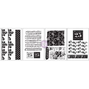 Prima Marketing Adhesive Rub-Ons-Merry Christmas