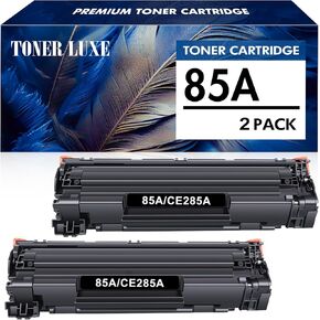 85A CE285A خراطيش الحبر: لـ HP CE285A 85A CE285 LASERJET PRO P1102W M1212NF M1217NFW P1100 M1210 PRINTER (Black ، 2-pack)