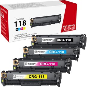 118 خراطيش الحبر (4 عبوات ، أسود ، سايان ، ماجنة ، أصفر)-عائدات عالية التوافق 118bk 118c 118m 118y استبدال الحبر لـ 118 Color ImageClass MF8380CDW LBP7210CDN MF8340CDN PRINTER PRINTER