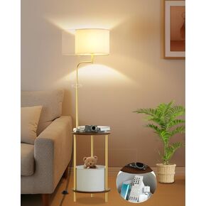 Tripod Floor Lamp, Pink Standing Lamps with E26 Bulb Included, Mid Century Modern Tall Lamps for Living Room Bedroom Home Decor