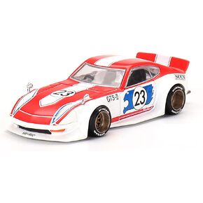 النطاق الحقيقي للمنمنمات ، سيارة متوافقة مع نيسان فيرلادي Z Kaido GT Omori Works Kaido House 1/64 DIECAST MODEL CAR KHMG046