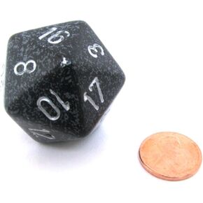Jumbo d20 Counter - Speckled 34mm Dice: Ninja