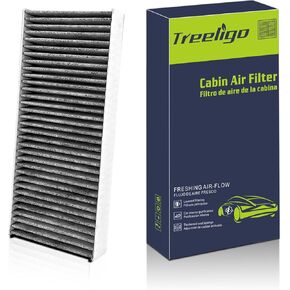 Cabin Air Filter (half only please buy 2)- Coconut Activated Carbon Replacement for Car Passenger CF10553, CP553 -Applicable for Nissan Frontier NV1500 NV2500 NV3500 Pathfinder Suzuk Equator