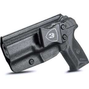 Ruger Security 9 Holster, IWB Kydex Holster Fit: Ruger Security 9 / Security 9 Compact Pistol, Inside Waistband Concealed Appendix Carry Holster, Adj. Cant & Posi-Click Retention