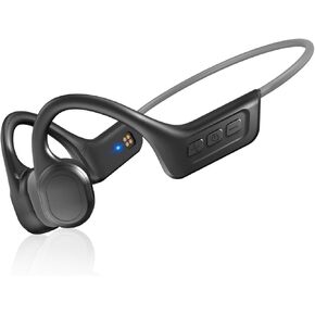 Bone Conduction Headphones,Upgraded IPX7 Waterproof Wireless Earbuds,Open Ear Headphones Bluetooth 5.3 with Mic,10H Playtime for Running,Cycling,Hiking,Gym,Workout. (Orange)