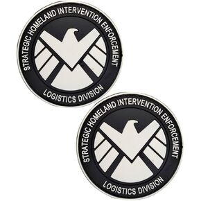 Heiorpai 2pcs توهج في Dark Strategic Homeland إنفاذ إنفاذ القسم اللوجستي PVC Rubber Patch Decorative Hook Rapteners Patch