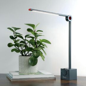 LinkStyle Ligoe Smart Desk Lamp للمكتب المنزلي ، مصابيح مكتب LED ذات التصميم المتميز للأضواء القوية للقراءة ، مصباح طاولة لموقف غرفة النوم بجانب السرير ، أدوات التحكم في التطبيق ، والإعدادات القابلة للتعديل ، وحماية العين