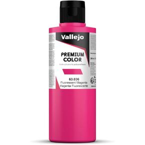 Vallejo: Premium Airbrush Paint: 200ml: Magenta Fluorescent