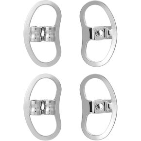 Grevosea 4 PCS/2 Pairs Earring Lifters Backs, Alloy Earring Backs for Studs Droopy Ears Heavy Earrings Support Back for Women Ear Ring Back Replacements