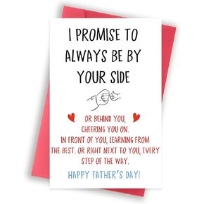 Funny Fathers Day Card Gifts from Daughter Son, Thank You Fathers Day Card for Dad, Best Dad Gifts Ideas for Father's Day
