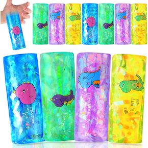 10 PCS Water Snake Toy لا يمكن أن تحتفظ بخدعة مائية حداثة زلقة ماء مياه المسلح ألعاب Wiggly Wiggler Tube هدايا عيد ميلاد المدرسة المنزلية ، 5.1 × 2.4 '(الشريط)