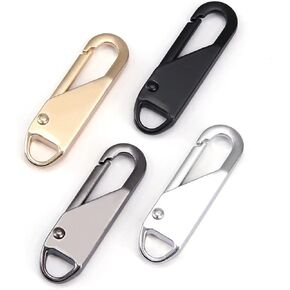 استبدال مقبض السوستة المعدنية Mend Fixer Szipper Tab للأمتعة ، حقائب الظهر ، حقائب ، سترات ، محافظ ، حقائب اليد (16 جهاز كمبيوتر)