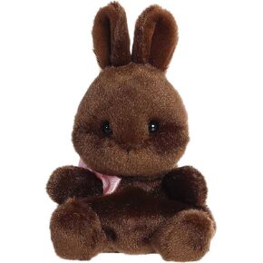 Aurora® Adorable Palm Pals™ Richie Chocolate Bunny Stuffed Animal - Pocket-Sized Play - Collectable Fun - Brown 5 Inches