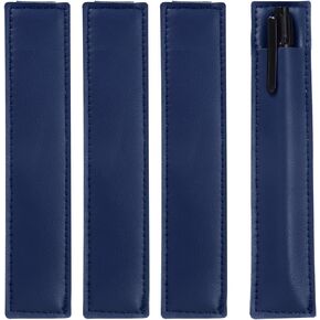 UXCELL 4 PCS حامل حلقة القلم القابلة للتعديل للكمبيوتر المحمول ، PU LEATHER PENDER HOLDER SLEEVE SLEEVE SLISTION SLIT in Kuwait