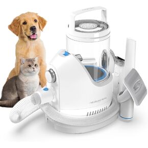 Neakasa P2 Pro Dog Cat Grooming Brush ، شفط فراغ قوي ، سعة 2L كبيرة ، كليبرز المهنية ، مجموعة أدوات العناية بالكلاب لشعر طويل سميك ، صامت