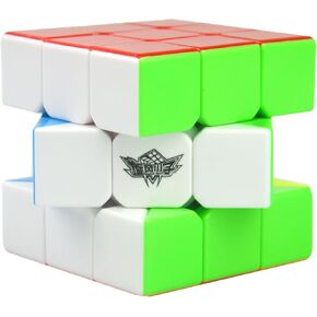 3x3 Speed Cube Cyclone Boys 3x3x3 Magic Puzzles Toys 56mm Stickerless Magic Cube Puzzle Toy for Children Adults