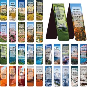 إشارة مرجعية مغناطيسية مسيحية - 30pcs كتاب الكتاب المقدس الإشعار المغناطيسي الإرشاد الملهمة كتاب مارك مغناطيسات الأزهار.
