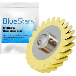 BlueStars Ultra Durable W10112253 Mixer Worm Gear – Fit For Whirlpool & KitchenAid Mixers - Replaces 4162897 4169830 AP4295669 PS11748374 4161531 WPW10112253 - PACK OF 2