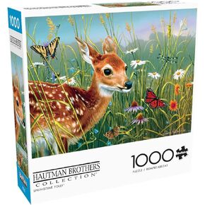Buffalo Games - Jim Hautman - Springtime Folly - 1000 قطعة بانورامزو للبالغين تحدي اللغز المثالي لليالي اللعبة - حجم اللغز النهائي هو 26.75 × 19.75