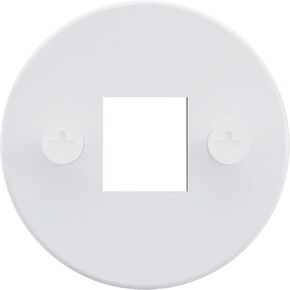 Mini 1 Port Keystone Wall Plate, Keystone Wall Plate, Keystone Jack Wall Plate, Mini Keystone Plate 1 Port, Keystone Wall Plate for Keystone Connectors (10 Pack)