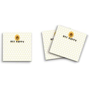 Butler in the Home Sticky Notes 12 Pack 3 "X3" 50 ورقة عدد الصفائح لكل وسادة ، نحلة Happy Honey Bees ، Plot Memo Note Pads Place Planner Planner