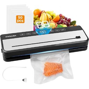 Mason Jar Vacuum Sealer - Electric Mason Jar Vacuum Sealer Kit for Wide Mouth and Regular Mouth, Everjar - Mason Jar Vacuum, Vacuum Sealing Machine for Food Storage Storage Freshness