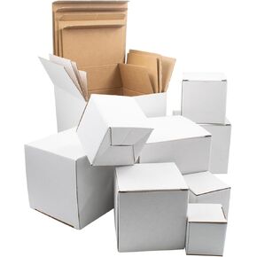 Joyhuatrade 12 PCS صناديق الهدايا مزحة الحجم من التعشيش هدية مفاجأة مربع مربع مضحك هفوة التعشيش لحفلات الزفاف عيد ميلاد هدايا أو ديكور (2-6.3 بوصة)