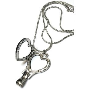 Wigspedia Real Pearl Lanyard with Magnetic breakaway ! Gift for Registered Nurse, Teachers, Graduate, Anyone Who Wears Id or Casual Wear (Clear Beaded with Pearl)
