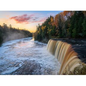 upablunso antumn lake diamond kits للبالغين ، شروق Sunrise Tahquamenon Falls State Park Michigan DIY 5 D
