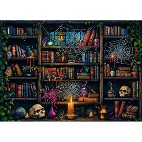 CEOVR السحرية كتاب القوطي مجموعات اللوحات الماس للبالغين ، رف الكتب الماس نقاط 5D الحفر الكامل DIY GEM ART ، KITS CARTS KITS ARTS ،