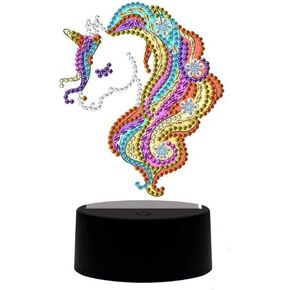 Pigpigboss Diamond Painting Light Light ، طقم الطلاء الماسي 5D للبالغين ، مصباح ليلي LED LED مع مجموعة Diamonds Cit for Beginner Home Decor Art