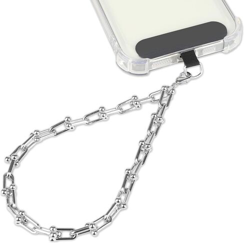 Phone Wrist Strap Metal Cell Phone Strap Phone Wrist Lanyard Phone Chain Wristlet with Phone Lanyard Patch (Gold) in Saudi Arabia