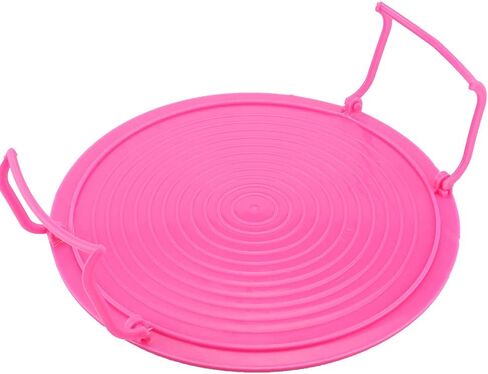 Microwave Plate Stacker, 3-in-1 Plastic Microwave Plate Holder Food Splatter Cover Carrying Tray with Foldable Handles for Bowls, Plates in Kuwait