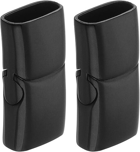 uxcell Flat Leather Clasps, Flat Closure End Caps, Stainless Steel Clasps Closures Leather Cord Buckle in Saudi Arabia