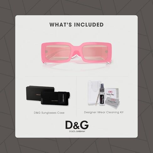 Dolce & Gabbana DG6187 Rectangle Sunglasses for Men + BUNDLE With Designer iWear Complimentary Eyewear Kit in Kuwait