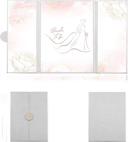Lebaley Bridal Shower Decorations Rose Gold Bride لتكون ضيفًا بديلًا توقيعًا ضيفًا زفافًا ضيفًا زفافًا دش الدش الدش الزفاف هدايا لحفل الزفاف in Kuwait