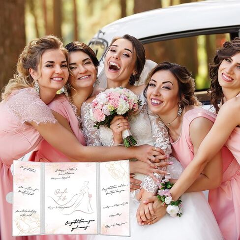 Lebaley Bridal Shower Decorations Rose Gold Bride لتكون ضيفًا بديلًا توقيعًا ضيفًا زفافًا ضيفًا زفافًا دش الدش الدش الزفاف هدايا لحفل الزفاف in Kuwait