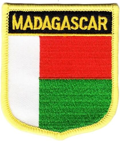 1 PCS Madagascar Flag Patches الحديد أو الخياطة على تصحيح Madagascar العسكري التكتيكي المطرز in Kuwait