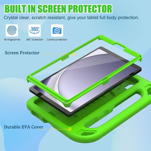 BMOUO Kids Case for Samsung Galaxy Tab A11 8.7 Inch 2025/A9 8.7" 2023 /Tab A7 Lite 8.7" 2021- with Built-in Screen Protector, Shockproof Samsung Galaxy Tab A11/A9/A7 Lite Case 8.7 Inch - Blue in Saudi Arabia