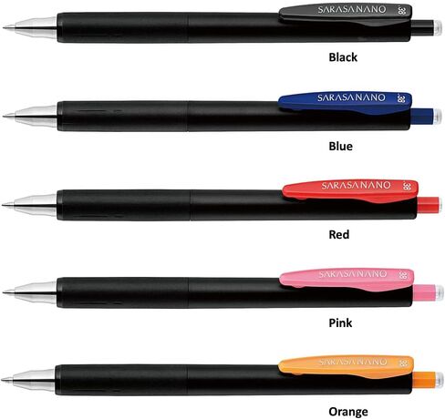 ZEBRA SARASA NANO 0.38mm Gel Ballpoint Pen 10 Pack (Blue Black) with Sticky Notes in Kuwait