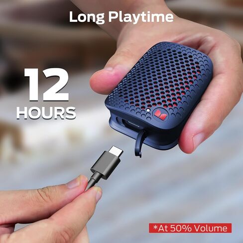 Monster Blaster Micro Bluetooth Speaker, Clip on Wireless Wearable Speaker for Hands-Free Calls and Music, Small Mini Portable Speaker for Workout, Cycling, Running, IPX7 Waterproof (Non-Magnetic) in Saudi Arabia