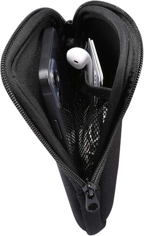 Neoprene Cell Phone Sleeve Pouch Case with Neck Lanyard for Samsung Galaxy S24 Ultra S23 Ultra S22 Ultra S21 Ultra S20 Plus A35 A05 A14 A13 iPhone 16 Pro Max Moto G Play G Power G Stylus 5G (Black XL) in Kuwait