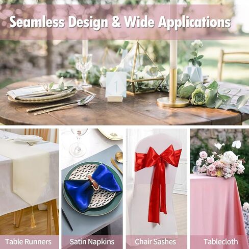 Fremium Satin Fabric - ساتان ناعم ومتلألئ ، 58 بوصة | مثالي لفساتين الزفاف ، والزخارف ، والحرف | جودة متميزة ، لمسة ناعمة وحريرية | تباع بواسطة الفناء (الأسود ، ساحة واحدة) in Saudi Arabia