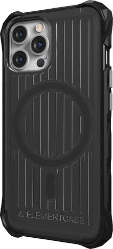 Element Case Special Ops MagSafe for iPhone 14 (6.1") - MagSafe Compatible, Rugged, Lightweight, and Mil-Spec Drop Tested - Smoke/Black - (EMT-322-263FQ-01) in Saudi Arabia