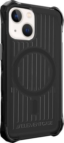 Element Case Special Ops MagSafe for iPhone 14 (6.1") - MagSafe Compatible, Rugged, Lightweight, and Mil-Spec Drop Tested - Smoke/Black - (EMT-322-263FQ-01) in Saudi Arabia