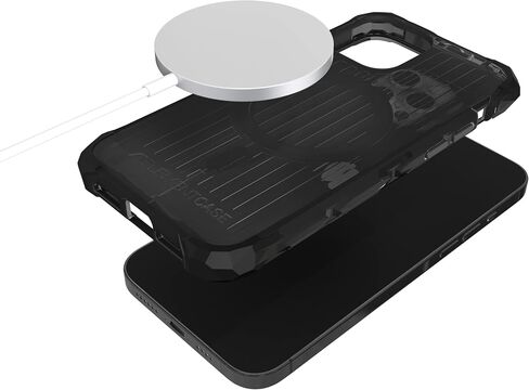 Element Case Special Ops MagSafe for iPhone 14 (6.1") - MagSafe Compatible, Rugged, Lightweight, and Mil-Spec Drop Tested - Smoke/Black - (EMT-322-263FQ-01) in Saudi Arabia